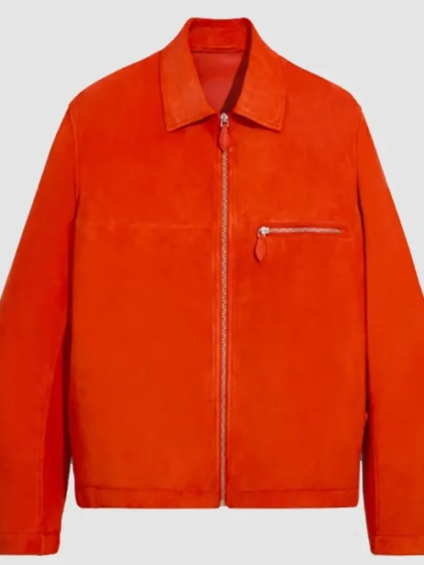 Lionel Richie Orange Suede Jacket