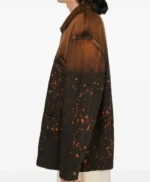 American Idol Chris Tungseth Splatter Denim Jacket