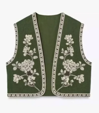 Made in Chelsea Zeyno Taylan Embroidered Vest