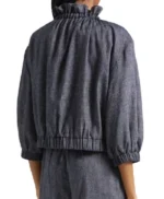 The View Joy Behar Ruffle Neck Jacket