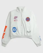 The View 2026 Sara Haines Knicks Half Zip Jacket