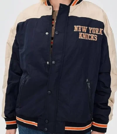 The View Sunny Hostin NY Knicks Jacket