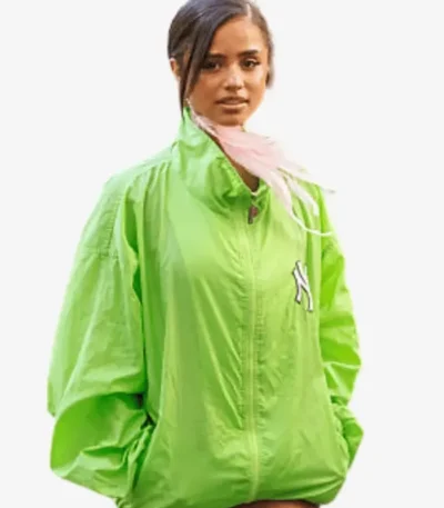 Tyla NY Yankees Green Jacket
