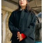 Typhoon Family Oh Mi-Suk Black Coat