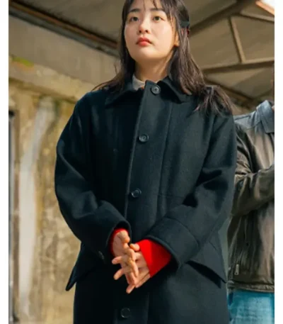 Typhoon Family Oh Mi-Suk Black Coat