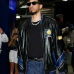 Tyrese Haliburton Pacers Leather Jacket