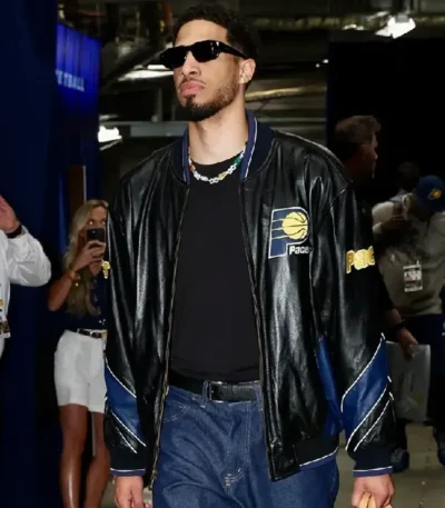 Tyrese Haliburton Pacers Leather Jacket