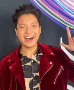 Tyson Venegas American Idol Red Biker Velvet Jacket