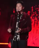 Tyson Venegas American Idol Red Biker Velvet Jacket