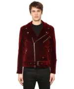 Tyson Venegas American Idol Red Biker Velvet Jacket