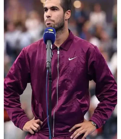 US Open 2025 Carlos Alcaraz Purple Jacket