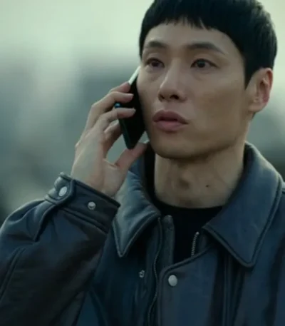 Um Tae-Seong The Trunk S01 Black Leather Jacket