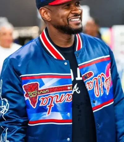 Usher Atlanta Braves All-Star Varsity Jacket