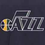 Utah Jazz Bomber Lightweight Navy Nylon Jacket