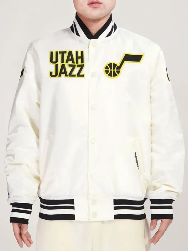 Utah Jazz Retro Classic Rib Jacket