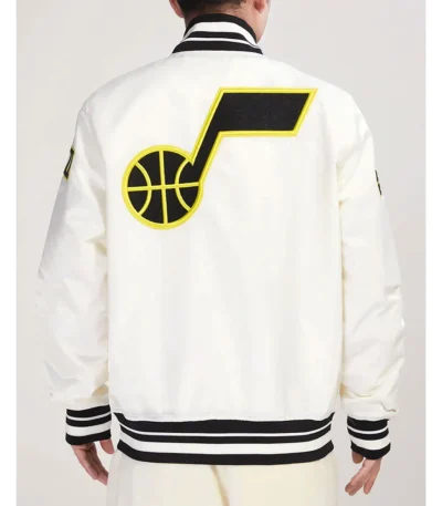 Utah Jazz Retro Classic Rib Jacket