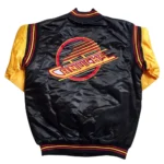 Vancouver Canucks Black and Gold Skate Jacket