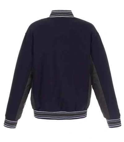 Varsity Vancouver Canucks Navy Blue Wool Jacket