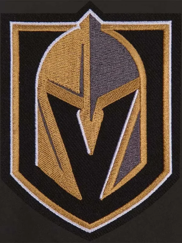 Vegas Golden Knights Front Hit Black Poly Twill Jacket
