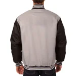 Vegas Golden Knights Front Hit Poly Twill Gray-Black Jacket