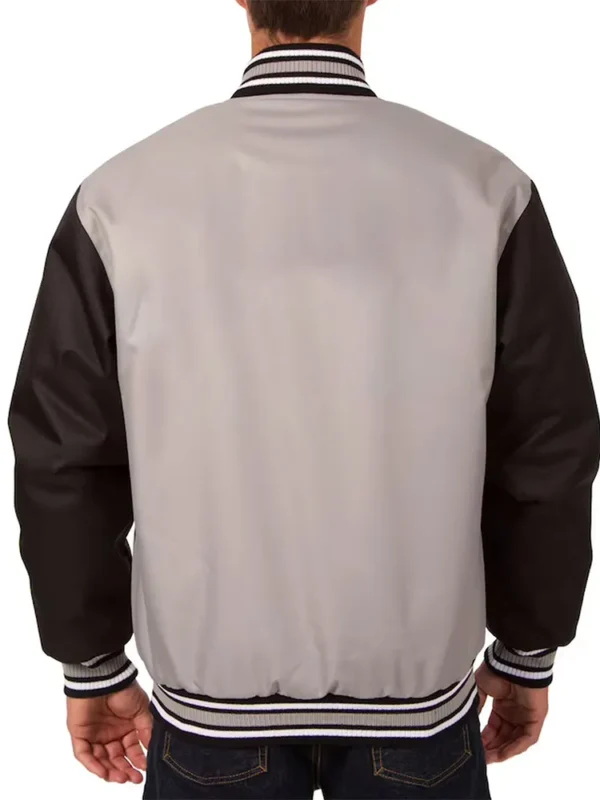 Vegas Golden Knights Front Hit Poly Twill Gray-Black Jacket