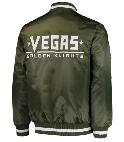 Vegas Golden Knights Green Satin Jacket