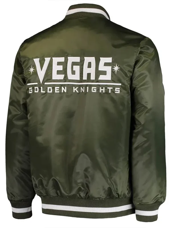 Vegas Golden Knights Green Satin Jacket