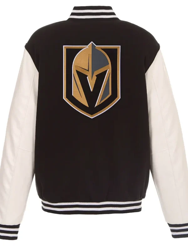 Vegas Golden Knights Varsity Black and White Jacket