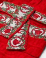 Versace Allover Red Baroque Bathrobe
