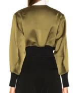 Vicki Gunvalson Green Military Style Jacket