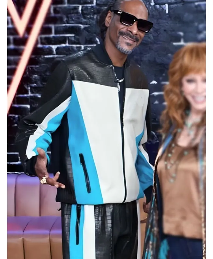 Voice S26 Snoop Dogg Leather Track Jacket Voice S26 Snoop Dogg Leather Track Jacket