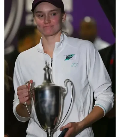 WTA Finals Elena Rybakina White Jacket