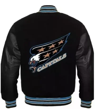 Washington Capitals Black Varsity Jacket
