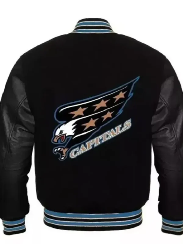 Washington Capitals Black Varsity Jacket