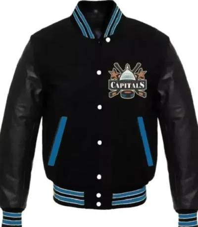 Washington Capitals Black Varsity Jacket