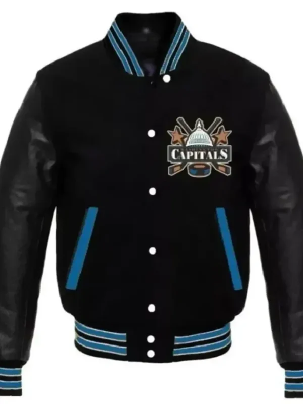 Washington Capitals Black Varsity Jacket