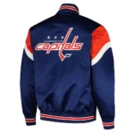 Washington Capitals Midweight Navy Satin Jacket