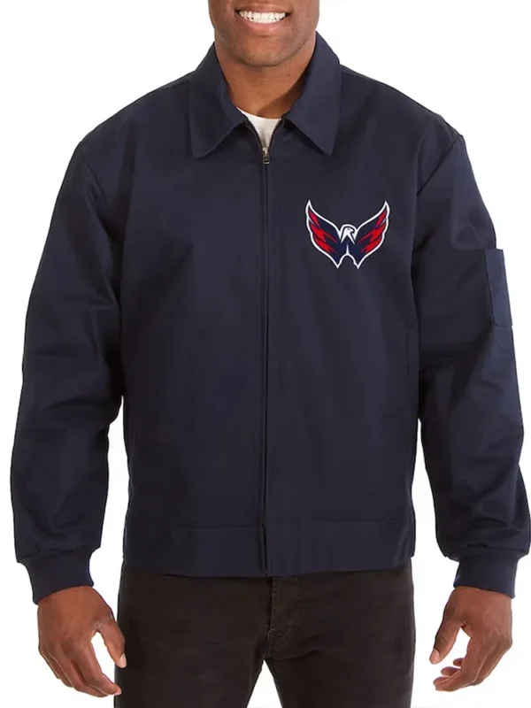 Washington Capitals Workwear Navy Cotton Jacket