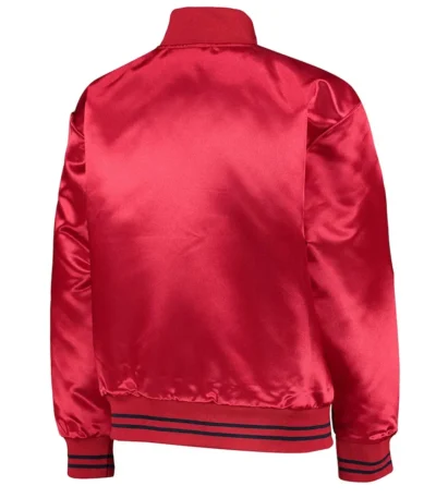 Washington Capitals Youth Gifted Goalie Red Satin Jacket