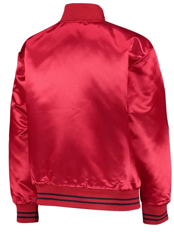 Washington Capitals Youth Gifted Goalie Red Satin Jacket