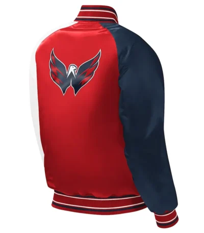 Washington Capitals Youth Varsity Satin Jacket