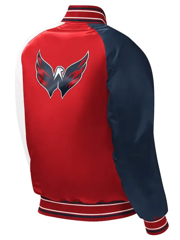 Washington Capitals Youth Varsity Satin Jacket
