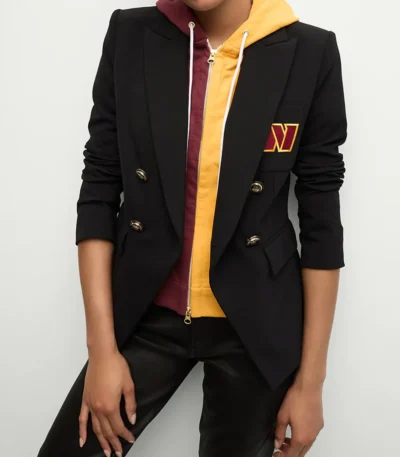 Washington Commanders Black Blazer