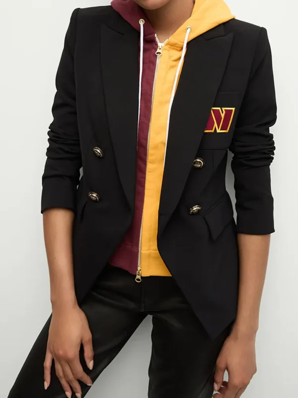 Washington Commanders Black Blazer