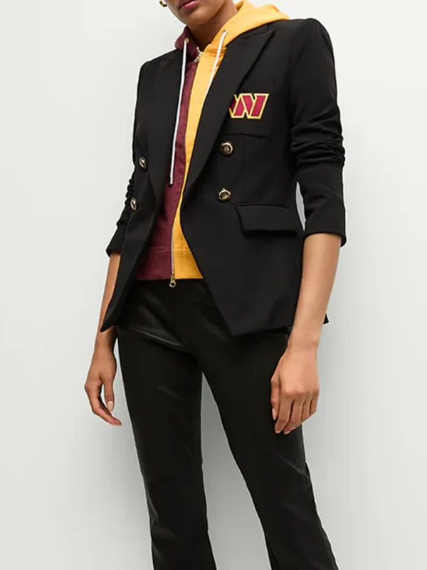 Washington Commanders Black Blazer