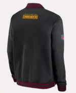 Washington Commanders Black Bomber Jacket