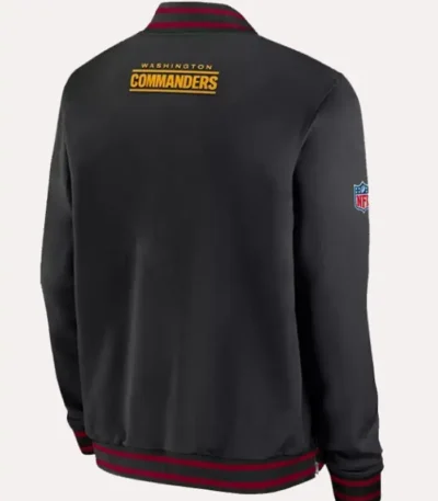 Washington Commanders Black Bomber Jacket