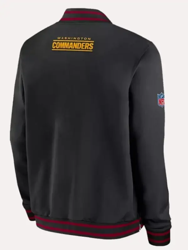 Washington Commanders Black Bomber Jacket