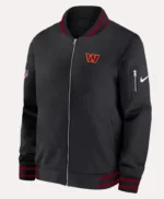 Washington Commanders Black Bomber Jacket