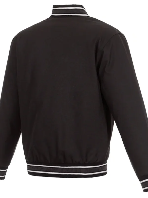 Washington Commanders Black Varsity Wool Jacket
